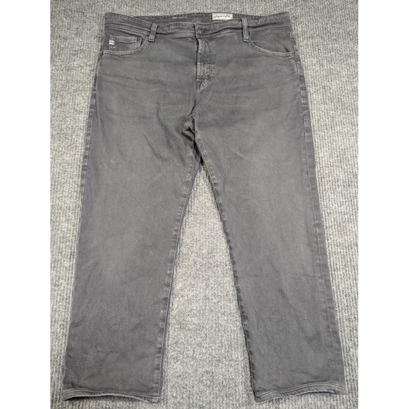 AG Jeans Mens 40x34 Charcoal Tellis Modern‎ Slim AG-ED Denim 40x25 Hemmed - Picture 1 of 15